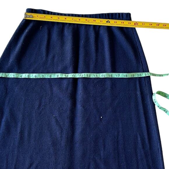 Unbranded Vintage Knit Elastic Waist Midi Skirt - Picture 2 of 6